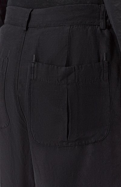 Шорты из вискозы и льна ANDREA YA'AQOV черного цвета по цене 52050 руб., арт. 26MSFT39B, фото 5 Шорты из вискозы и льна ANDREA YA'AQOV, арт. 26MSFT39B, фото 5