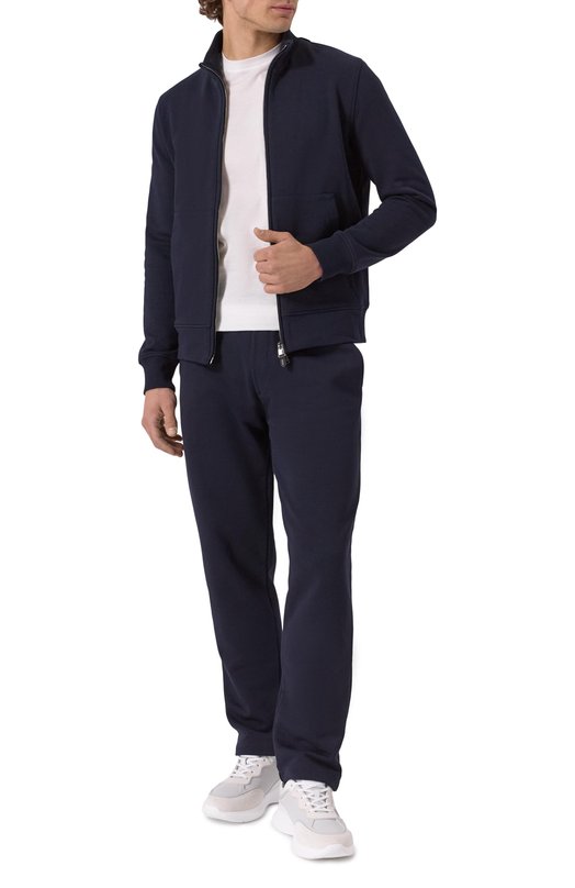 Хлопковые брюки Canali T0893P/MJ02251 Синий  T0893P/MJ02251 Фото 2