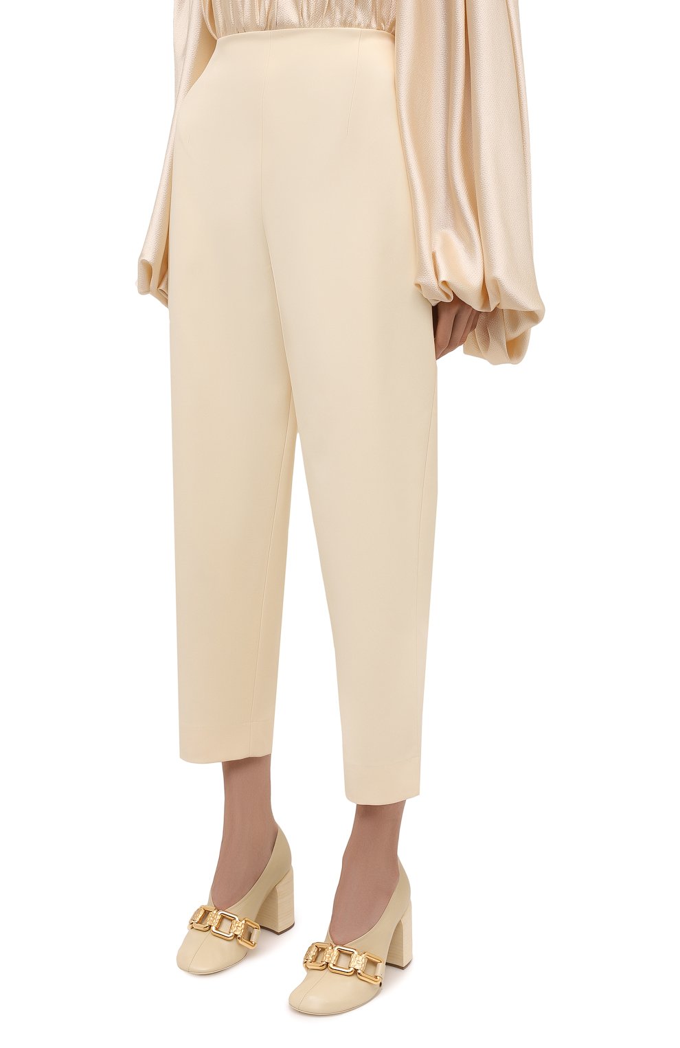 Брюки SOLACE LONDON кремового цвета по цене 28600 руб., арт. 0S25092, фото 3 Брюки SOLACE LONDON, арт. 0S25092, фото 3