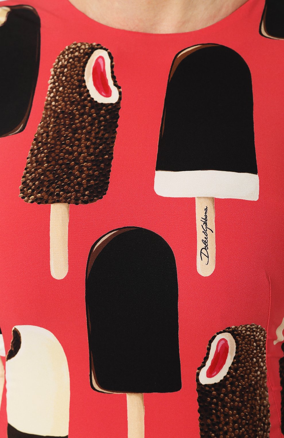 Шелковое платье DOLCE & GABBANA, арт. F6A8ST/FSAXA, фото 5