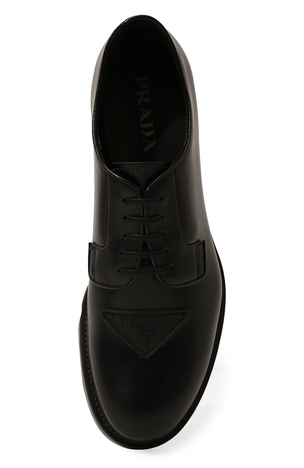 Кожаные дерби PRADA, арт. 2EG395-B4L-F0002-G000, фото 6
