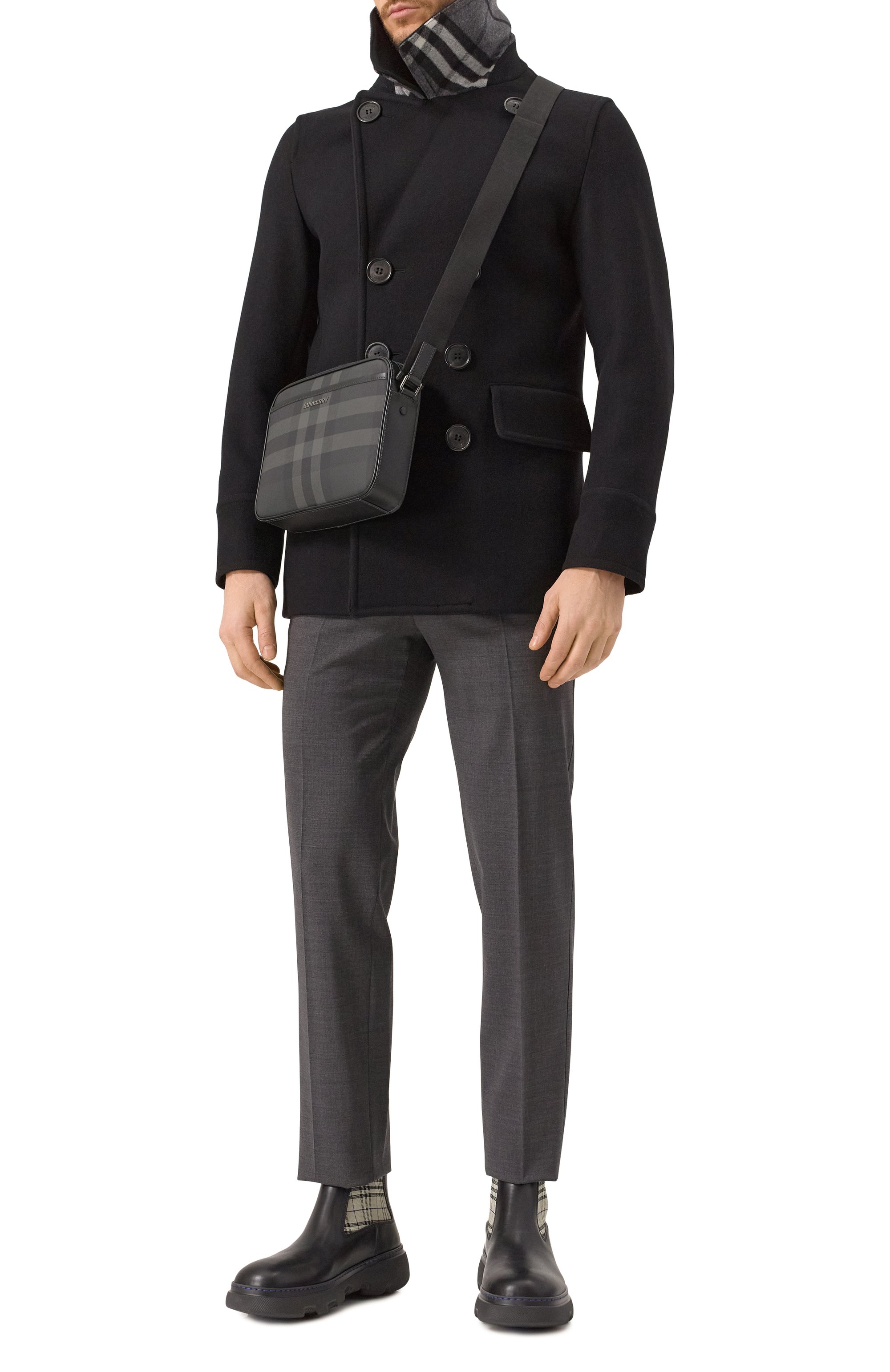 Кожаные челси creeper BURBERRY черного цвета по цене 112500 руб., арт. 8102718, фото 2 Кожаные челси creeper BURBERRY, арт. 8102718, фото 2