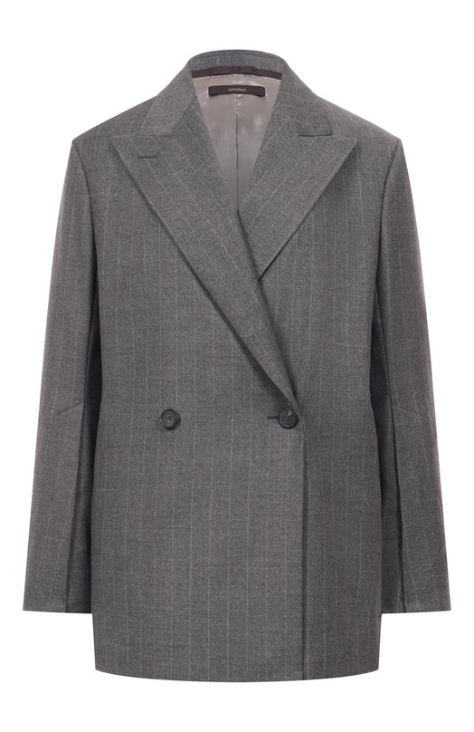 Шерстяной жакет Windsor 52 DS609 10018353/30049192 Серый 52 DS609 10018353/30049192