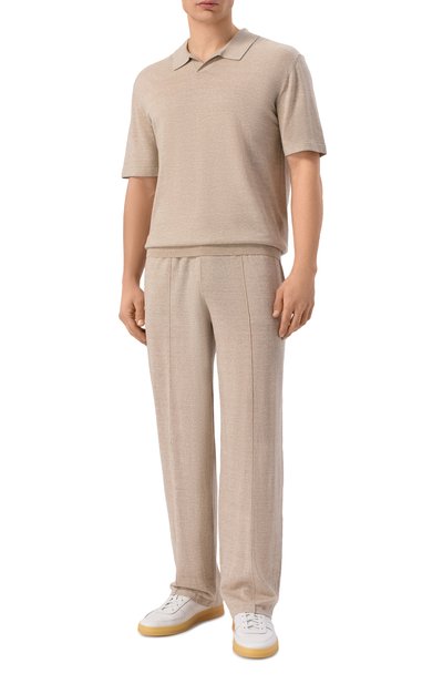 Поло из шерсти и льна 12 STOREEZ, арт. 137315, фото 2