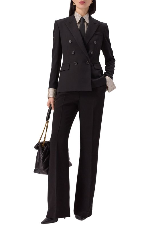 Шелковая блузка Saint Laurent 777862/Y3I87 Бежевый  777862/Y3I87 Фото 2