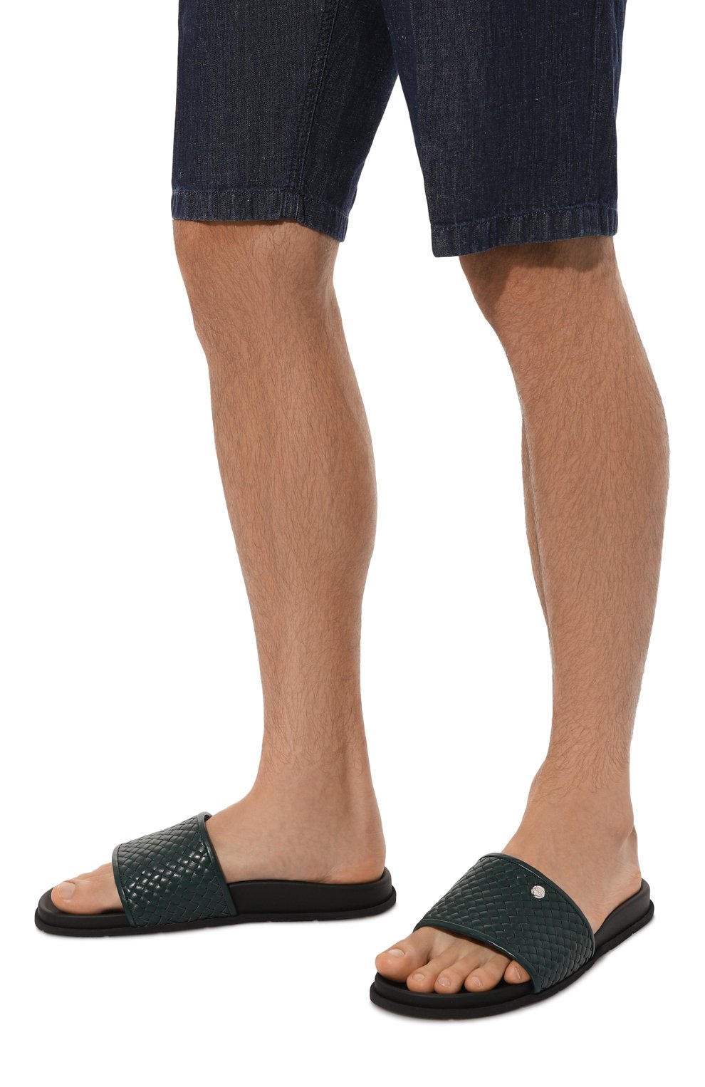 Кожаные шлепанцы ZILLI, арт. H0099AM1015VLS001, фото 3