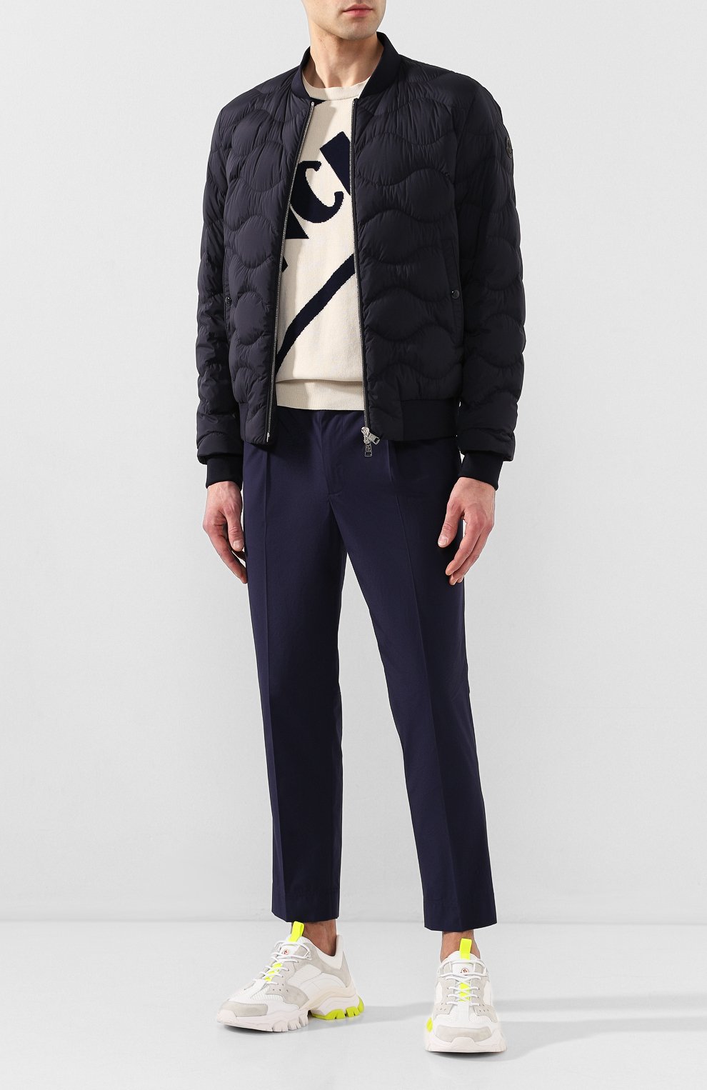 Пуховый бомбер borely MONCLER, арт. F1-091-1A503-00-53132, фото 2