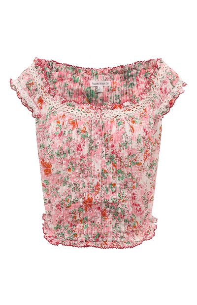 Женский хлопковый топ POUPETTE ST BARTH, арт. WA4H24D0SYP