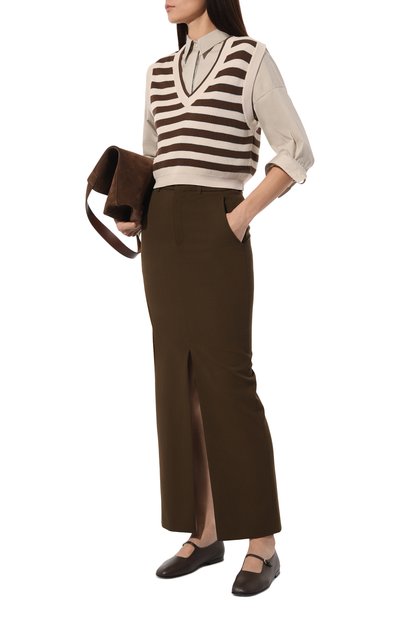 Женский хлопковый жилет BRUNELLO CUCINELLI, арт. M1919B1279