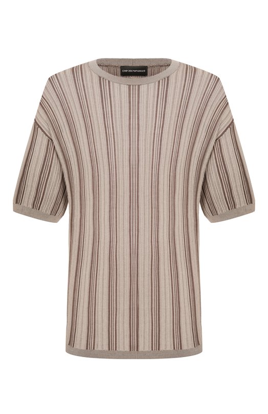 Джемпер из лиоцелла и хлопка Emporio Armani EM004407/AF23431 Коричневый EM004407/AF23431