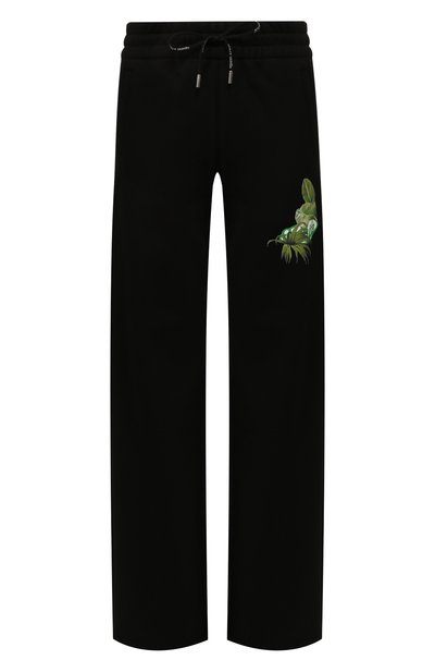 Женские хлопковые брюки OFF-WHITE, арт. 0WCH005F19F300501000
