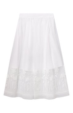 Детская юбка ELIE SAAB JUNIOR кремового цвета, арт. EFG0021 MX TS1025 | Фото 2 (Материал подклада: Хлопок; Нос: Не проставлено; Случай: Вечерний; Материал внешний: Синтетический материал; Автоматизация состава: Проставлено; Ростовка одежда: 8 лет | 128 см, 13 - 15 лет | 158 см, 10 - 11 лет | 140 - 146см, 12 лет | 152 см, 16 лет | 164 см, 6 лет | 116 см)