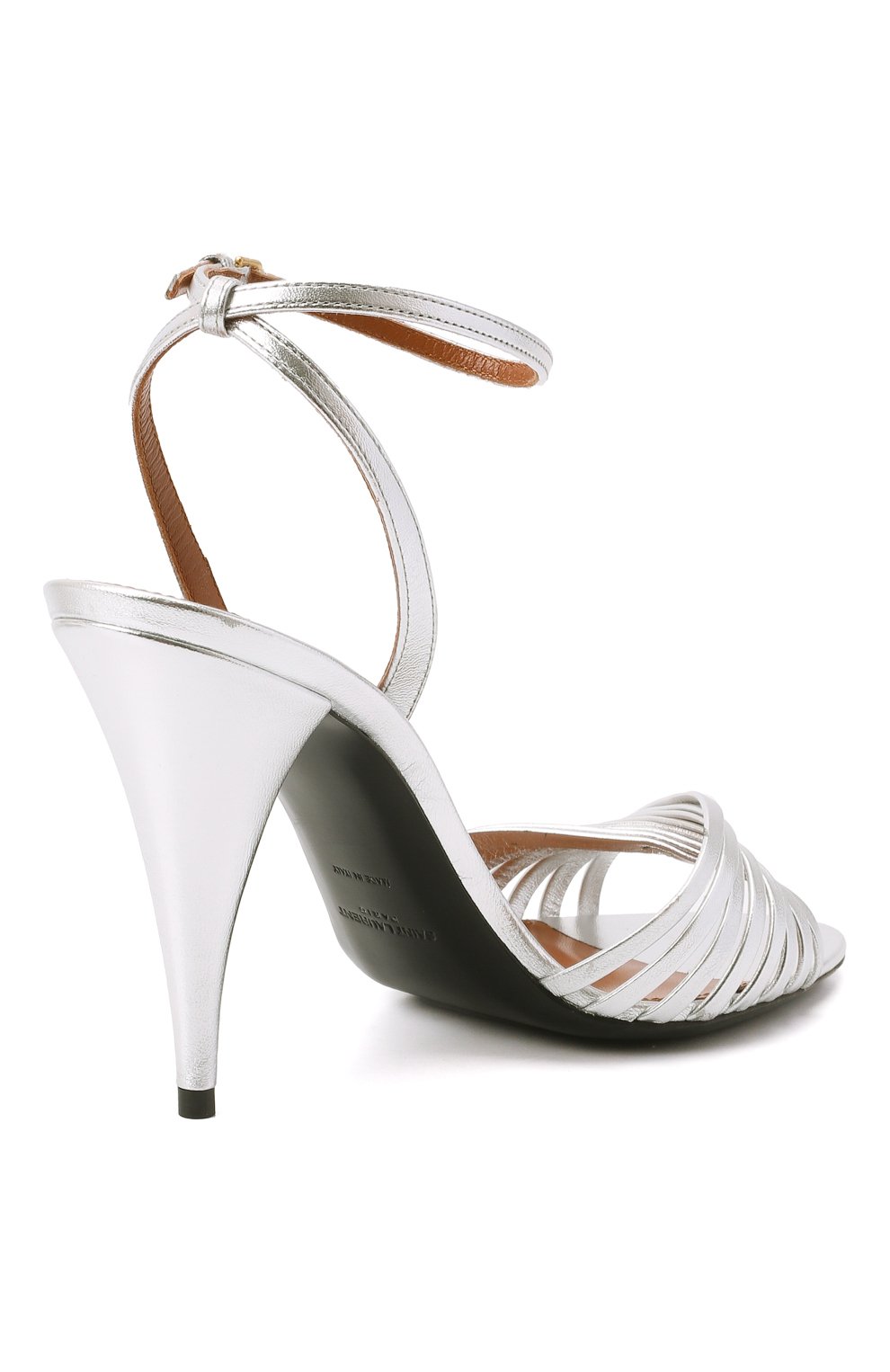 Кожаные босоножки tina SAINT LAURENT, арт. 686278/AAADW, фото 5