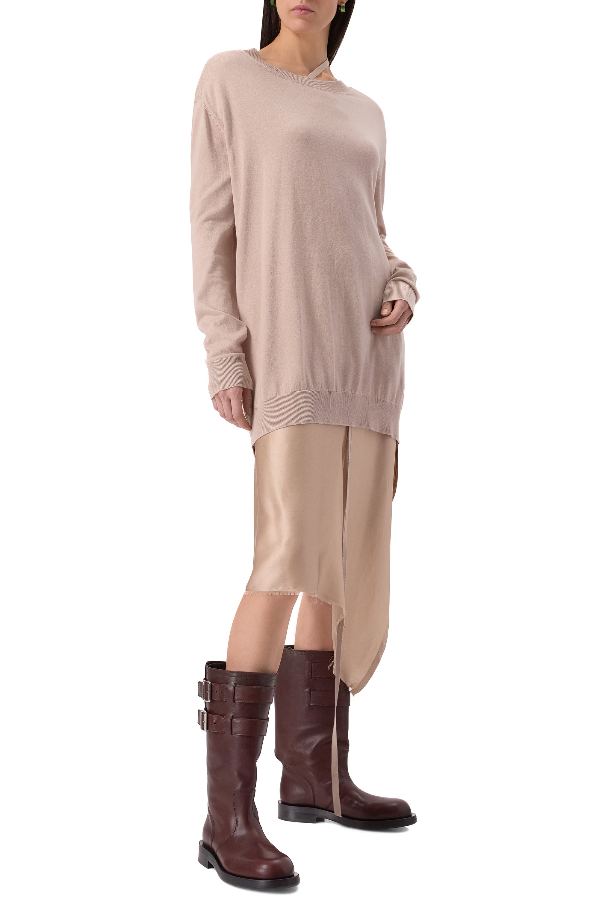 Пуловер из хлопка и кашемира ANN DEMEULEMEESTER, арт. B0012521/KN055, фото 2