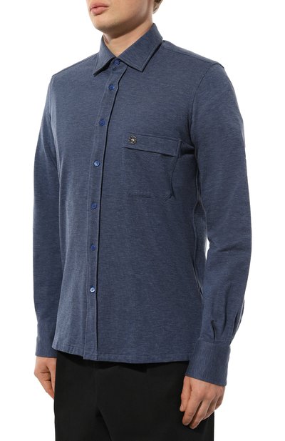 Рубашка из хлопка и кашемира STEFANO RICCI, арт. CJ007115/TE2603, фото 3