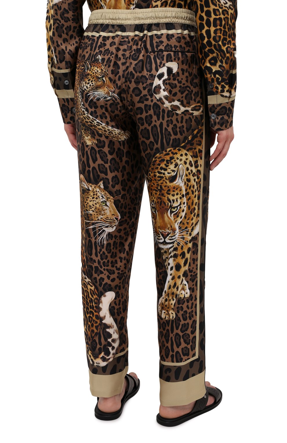 Шелковые домашние брюки DOLCE & GABBANA, арт. GYB0HT/FI16G, фото 4
