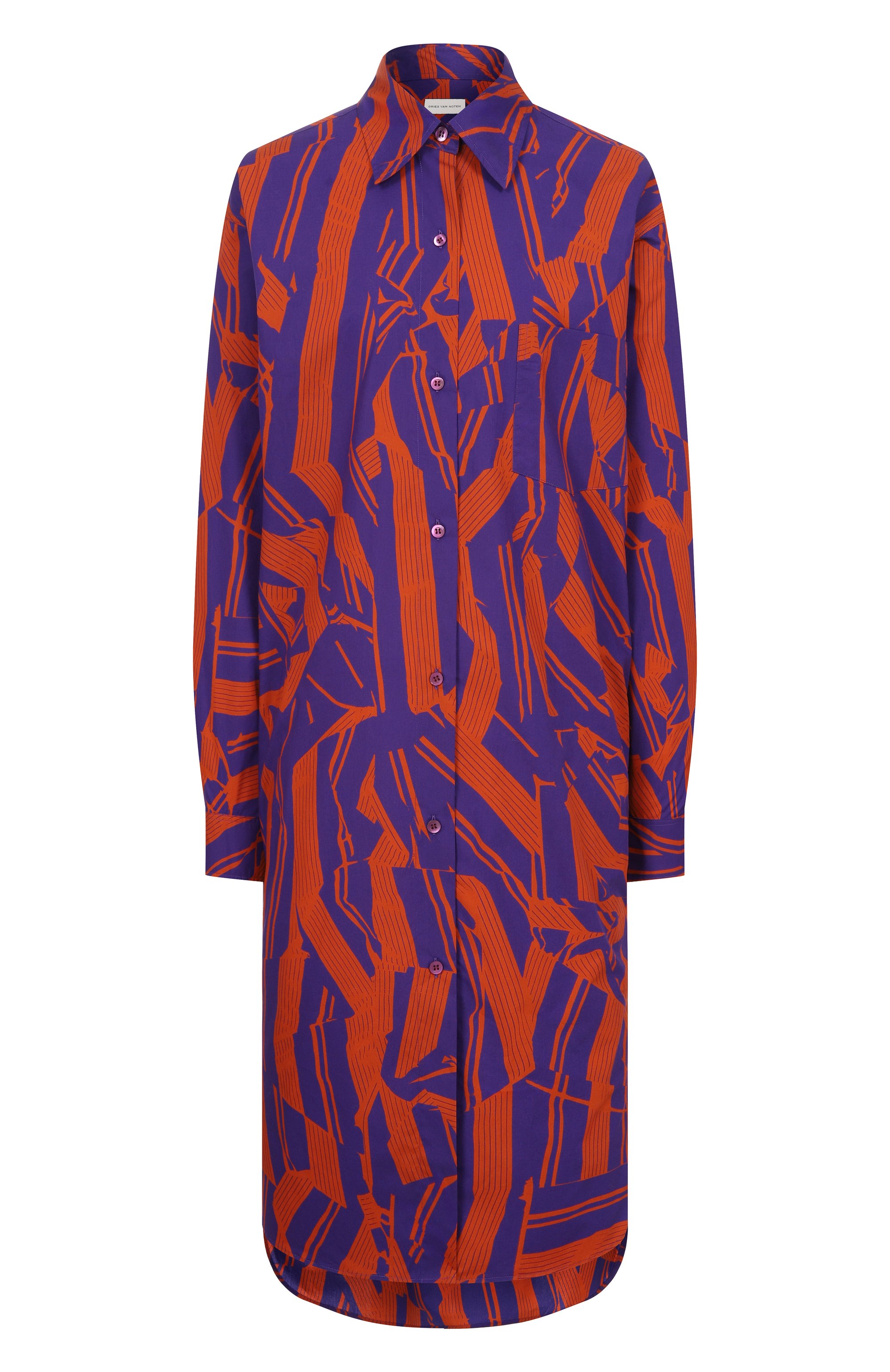 Хлопковое платье DRIES VAN NOTEN, арт. 131031/3003, фото 1