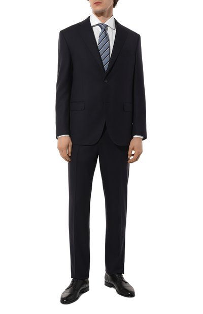 Мужская сорочка из хлопка и льна CANALI, арт. N798/GR03205