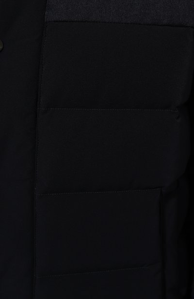 Пуховый бомбер с воротником из кролика HETREGO, арт. 8N512R/B0RIS, фото 5