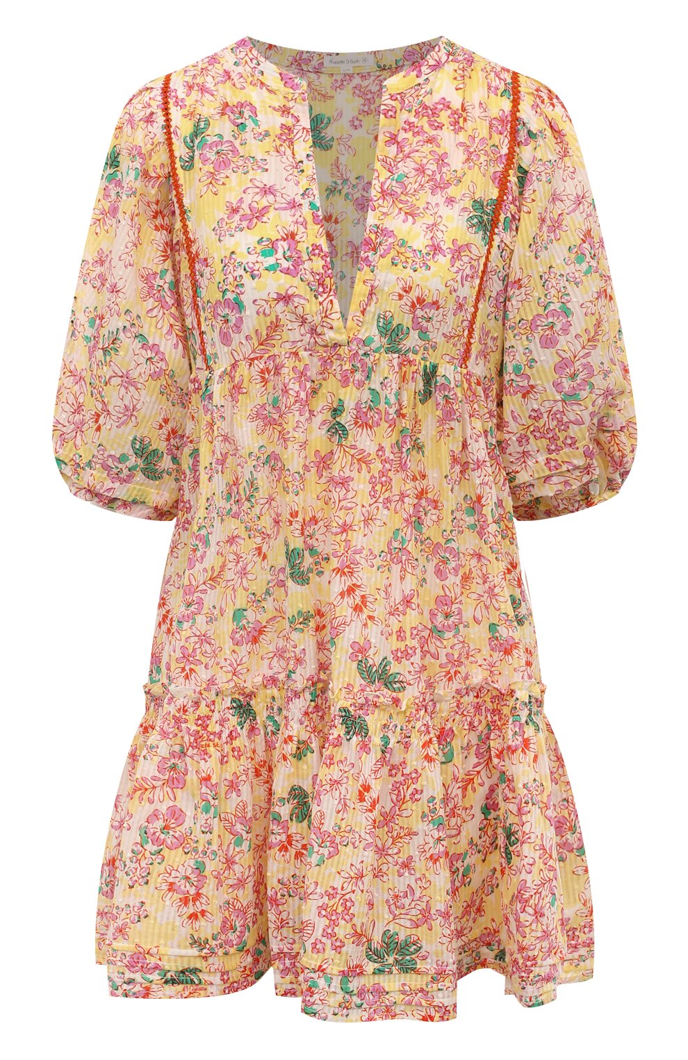 Хлопковое платье POUPETTE ST BARTH, арт. W4RH24N0SYY, фото 1