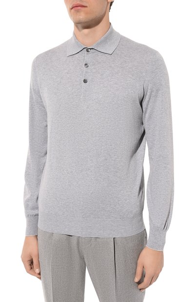 Хлопковое поло BRUNELLO CUCINELLI, арт. M29800135, фото 3