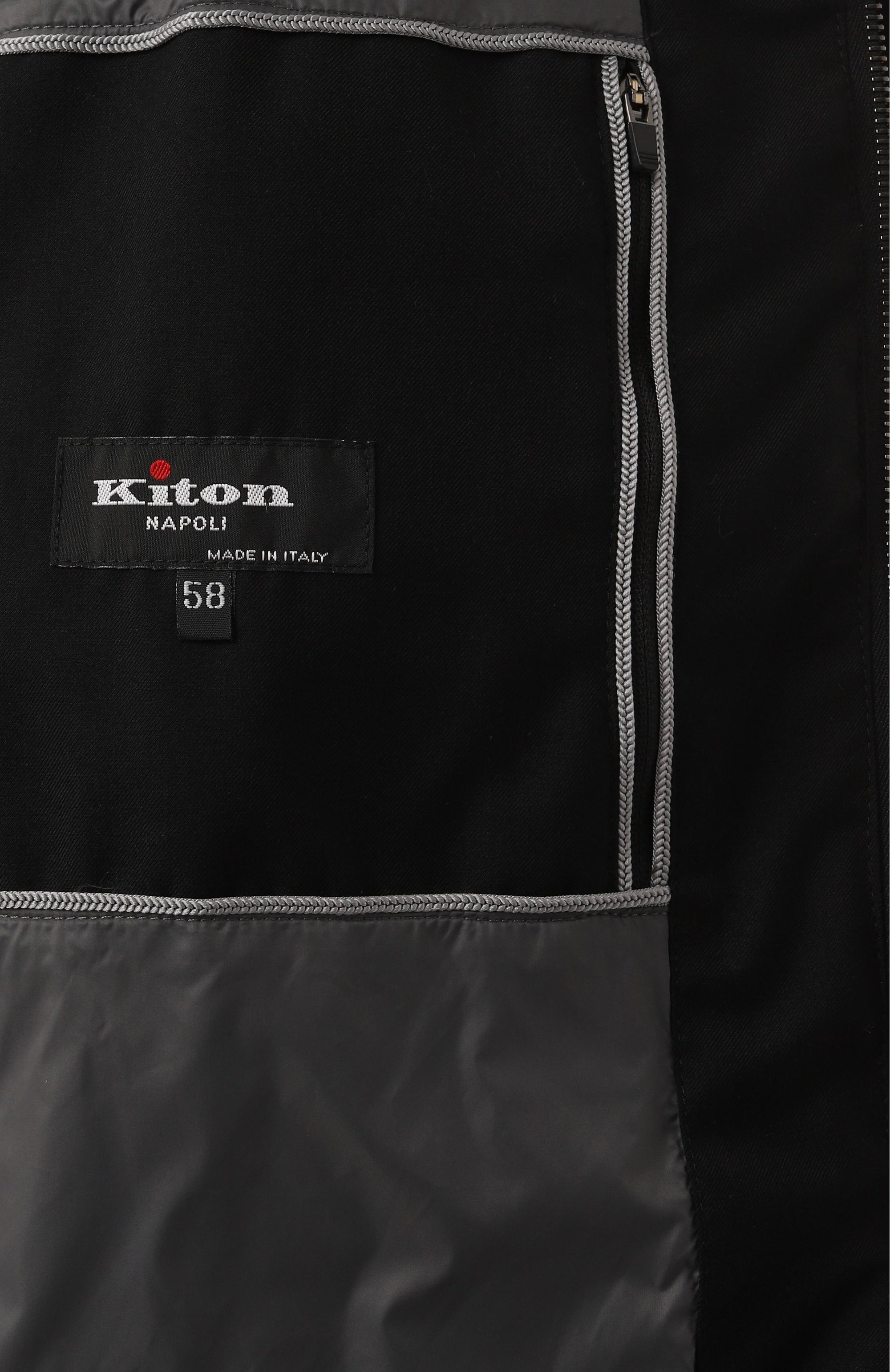 Кашемировый пуховик KITON, арт. UW1912V0455F01/68, фото 7