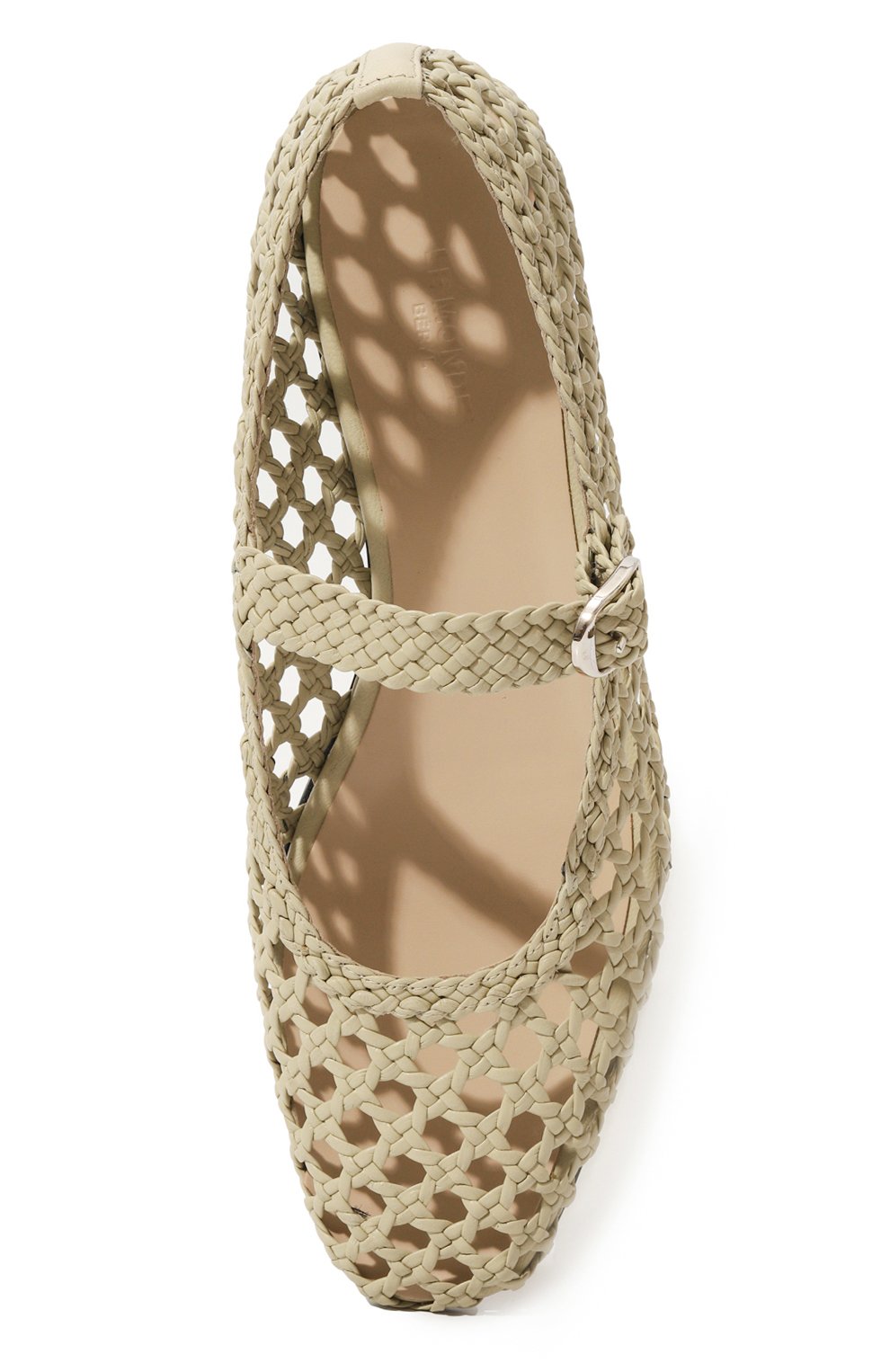 Кожаные балетки mary jane LE MONDE BERYL кремового цвета по цене 59950 руб., арт. MRJ-W0V-ECR, фото 6 Кожаные балетки mary jane LE MONDE BERYL, арт. MRJ-W0V-ECR, фото 6