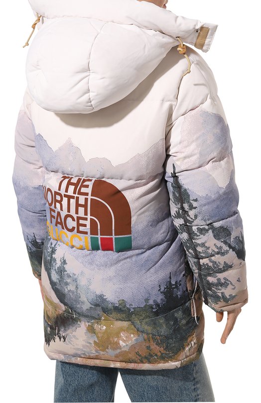 фото Пуховик the north face x gucci gucci