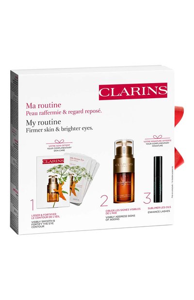 Набор double serum essentials (30+3x0,9+3ml) CLARINS бесцветного цвета по цене 8500 руб., арт. 80097039, фото 4 Набор double serum essentials (30+3x0,9+3ml) CLARINS, арт. 80097039, фото 4