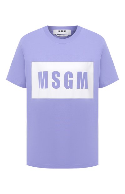 Женская хлопковая футболка MSGM, арт. 3041MDM95 217298
