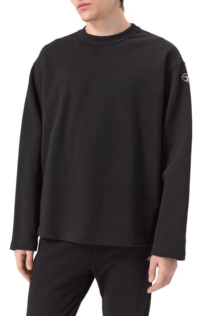 Хлопковый лонгслив DIESEL, арт. A09857/0BMBJ, фото 3