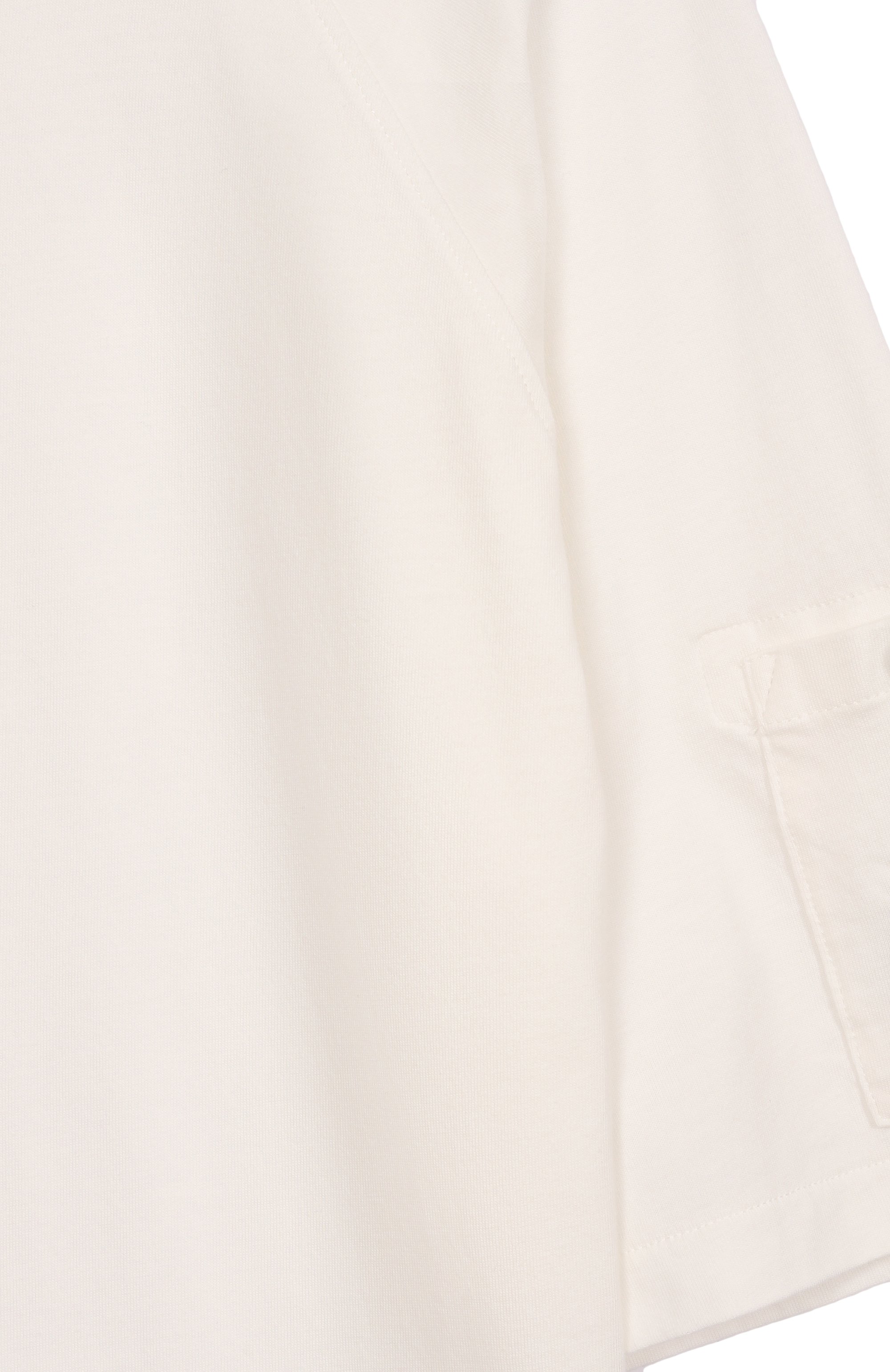 Хлопковая футболка C.P. COMPANY молочного цвета по цене 11450 руб., арт. CUM00R/LAA17/10-14, фото 3 Хлопковая футболка C.P. COMPANY, арт. CUM00R/LAA17/10-14, фото 3