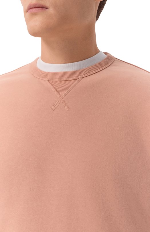 Хлопковый свитшот 12 STOREEZ 136459 Розовый  136459 Фото 5