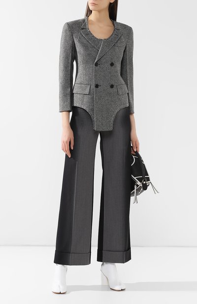Шерстяной жакет MAISON MARGIELA серого цвета по цене 157000 руб., арт. S29BN0301/S49515, фото 2 Шерстяной жакет MAISON MARGIELA, арт. S29BN0301/S49515, фото 2