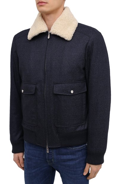 Шерстяной бомбер ELEVENTY PLATINUM, арт. B75GBTB41 TES0B030, фото 3