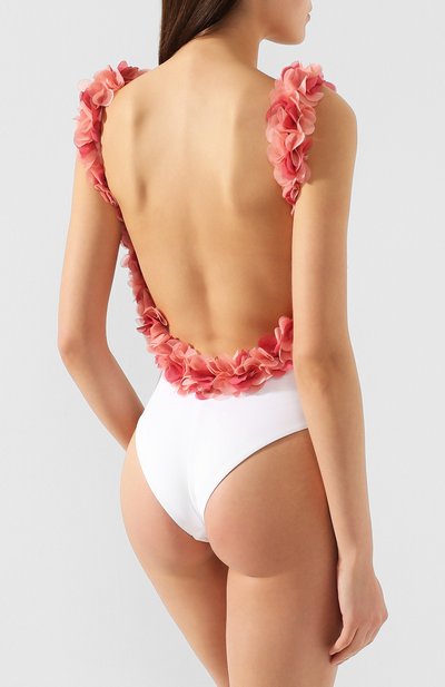 Слитный купальник LA REVECHE белого цвета по цене 22900 руб., арт. ADEL BIANC0, фото 3 Слитный купальник LA REVECHE, арт. ADEL BIANC0, фото 3