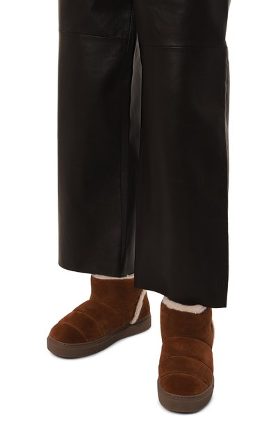 Замшевые полусапоги shearling slip-in INUIKII, арт. 75202-010, фото 3