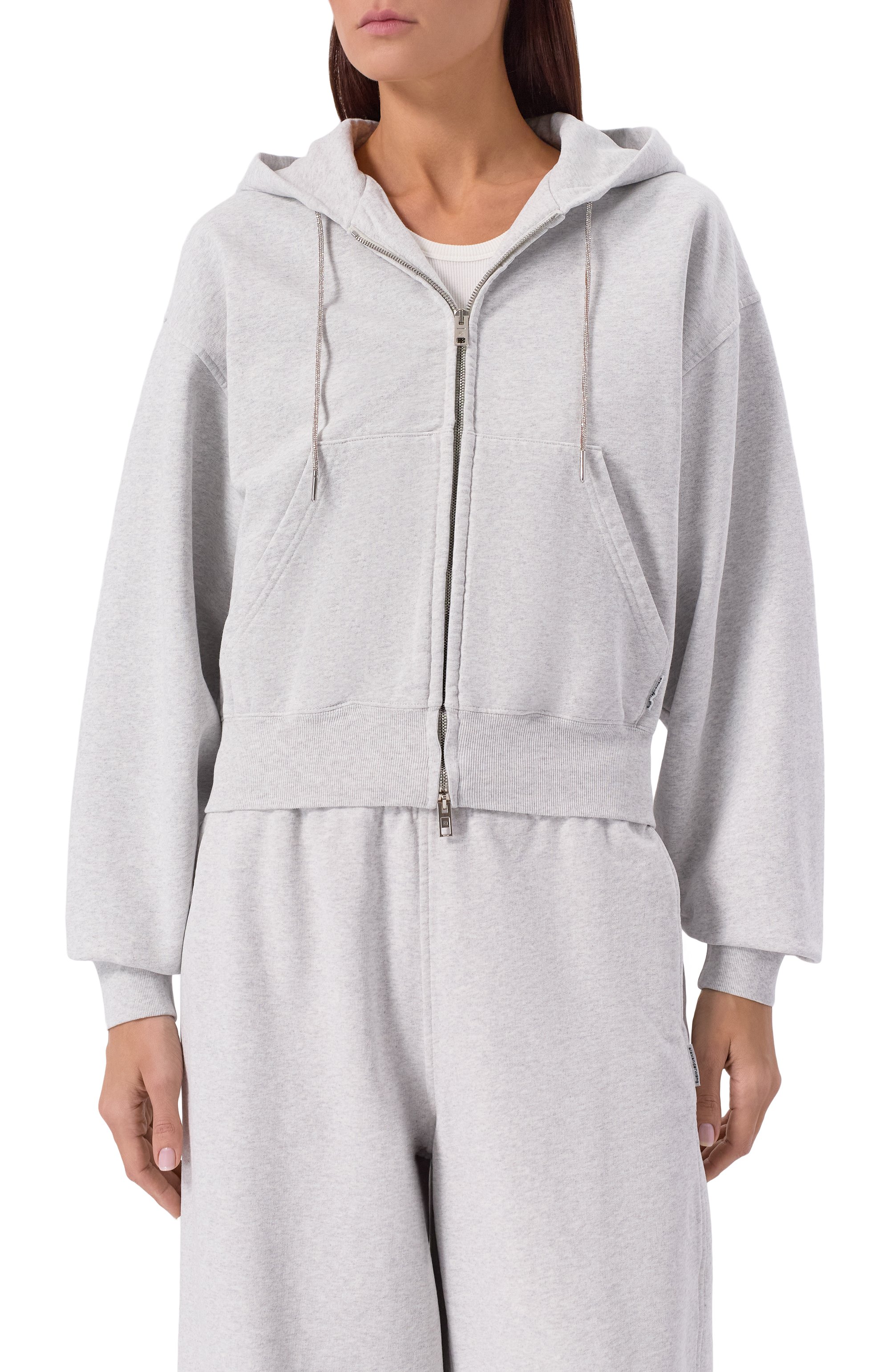 Хлопковая толстовка ALEXANDERWANG.T, арт. 4CC1252112, фото 3