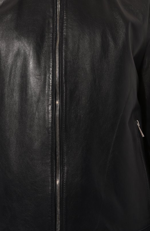 Кожаный бомбер DESA Синий, фото 5