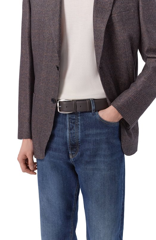 Кожаный ремень Stefano Ricci N381VH/A435P Коричневый  N381VH/A435P Фото 2