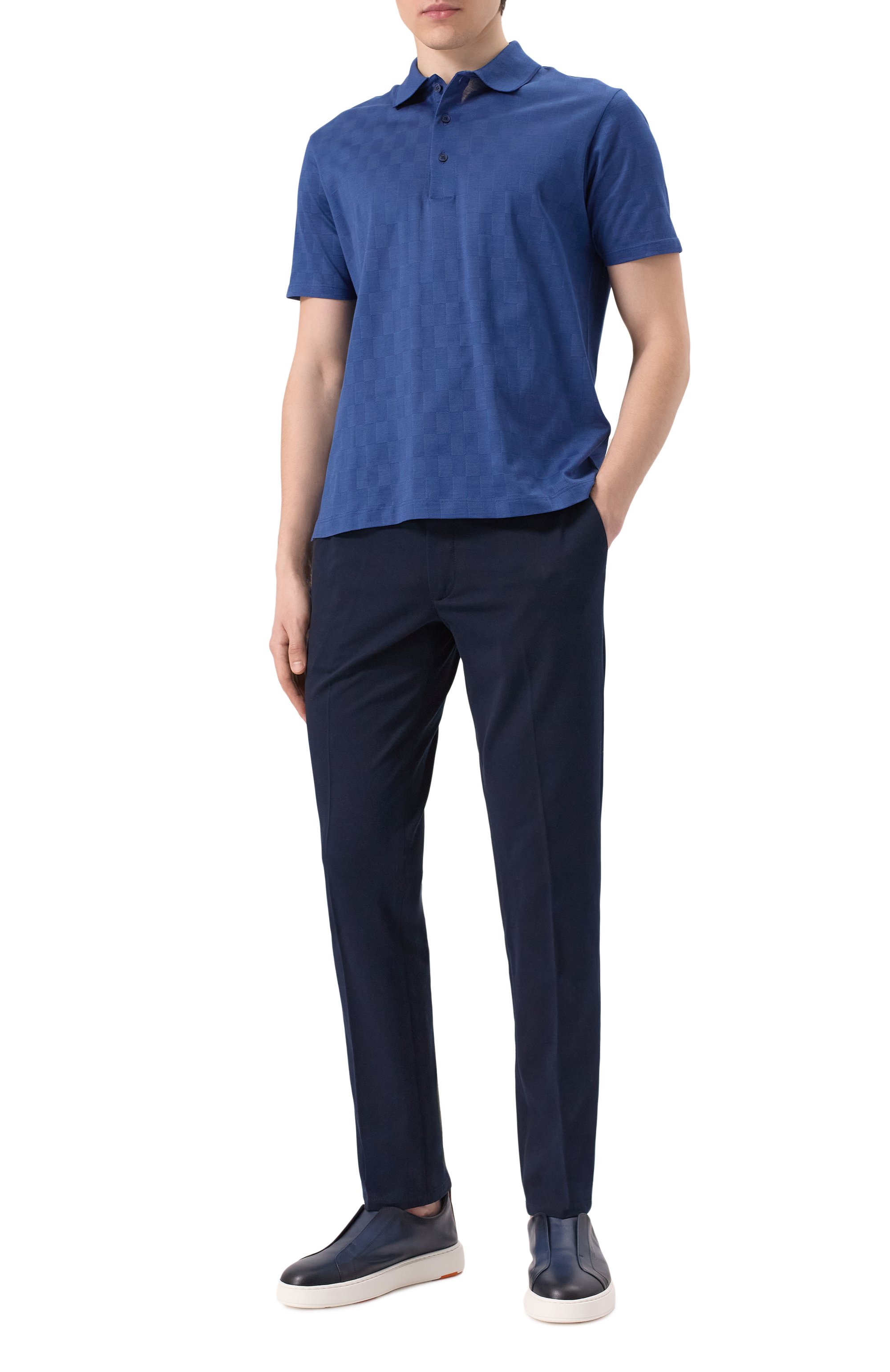 Хлопковое поло PAUL&SHARK, арт. 25411278, фото 2