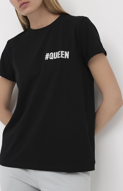 Хлопковая футболка SEVEN LAB, арт. T20-#Q-G021 black, фото 3