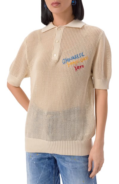 Хлопковое поло DSQUARED2, арт. S73HA0173/D13130, фото 3