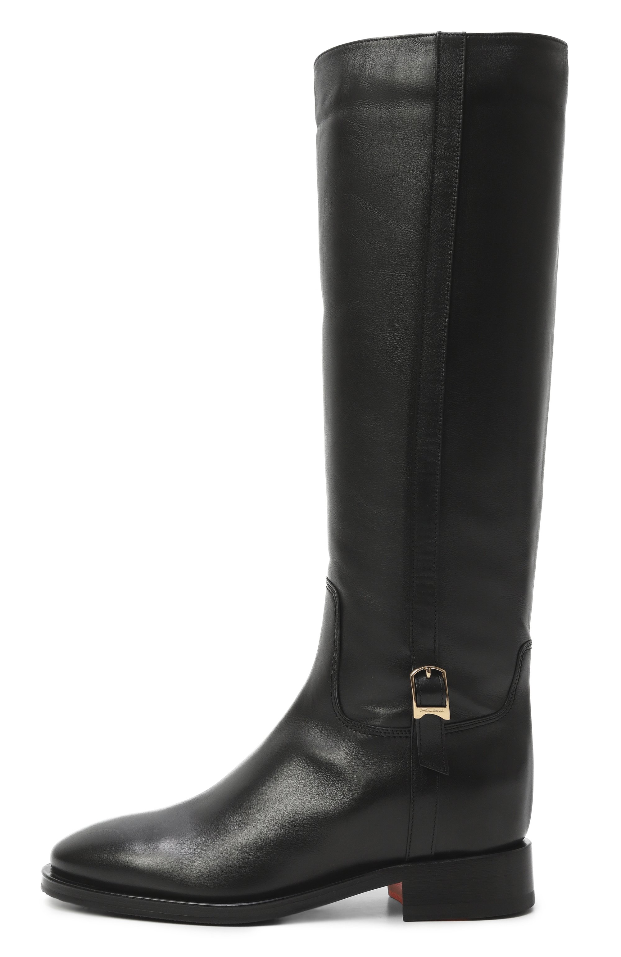 Кожаные сапоги SANTONI черного цвета по цене 185000 руб., арт. WSHG71827BJ2HLGA, фото 4 Кожаные сапоги SANTONI, арт. WSHG71827BJ2HLGA, фото 4