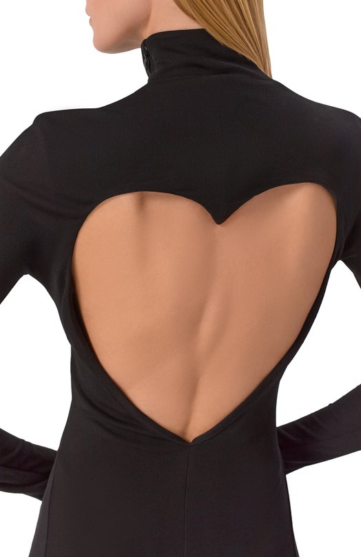 Платье из вискозы Alaia AA9R2789J070B Чёрный  AA9R2789J070B Фото 5