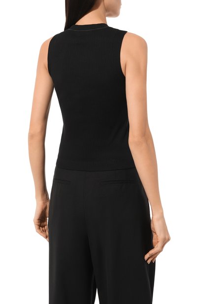 Хлопковый топ BRUNELLO CUCINELLI, арт. MH990BM100, фото 4