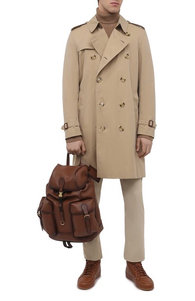 Кожаный рюкзак RALPH LAUREN коричневого цвета по цене 334500 руб., арт. 437859536, фото 3 Кожаный рюкзак RALPH LAUREN, арт. 437859536, фото 3