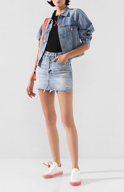 Кожаные кеды arrow OFF-WHITE, арт. 0WIA145R207841120128, фото 2