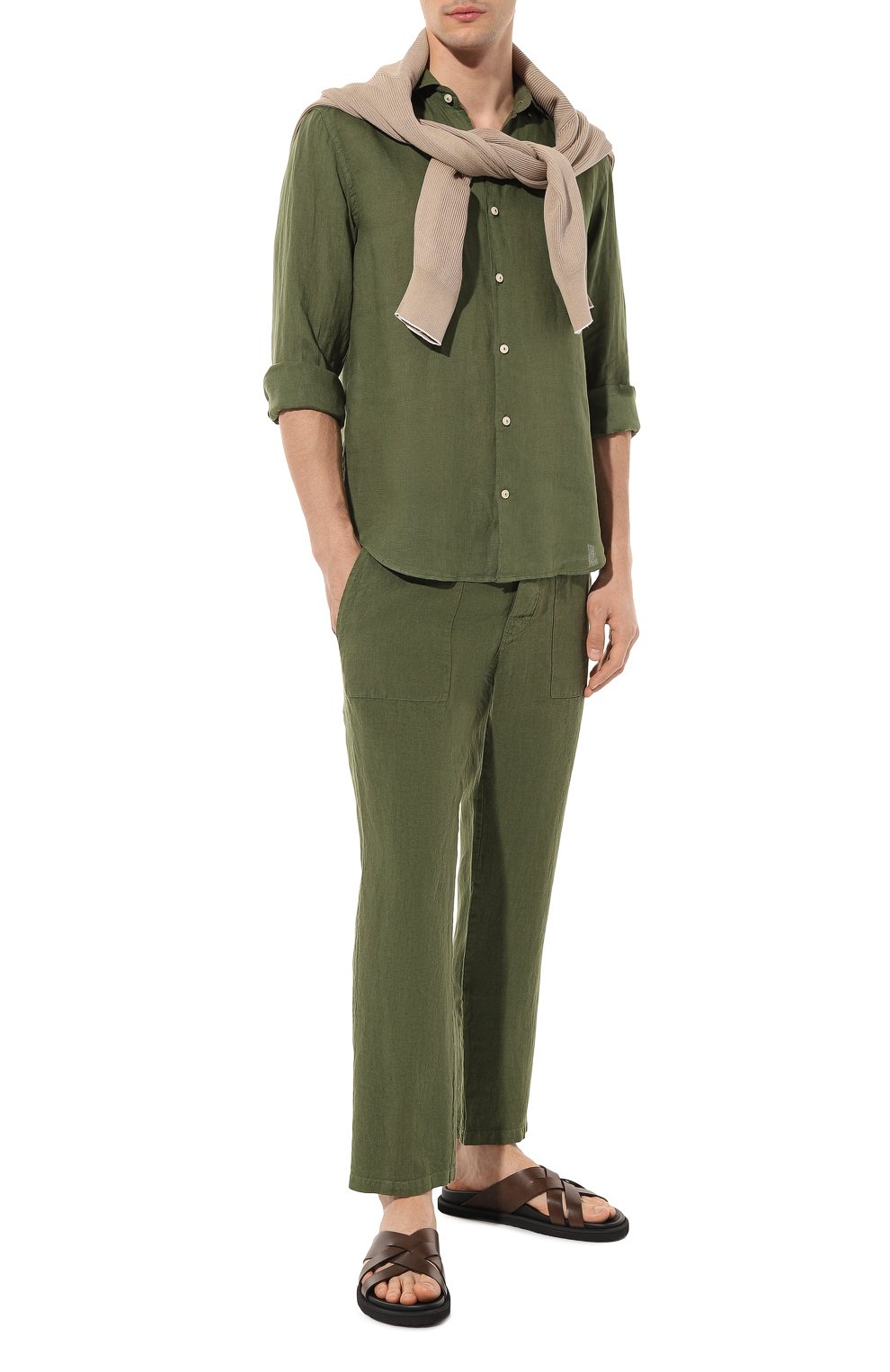 Льняные брюки MC2 SAINT BARTH, арт. STBM/CALAIS/00513D, фото 2