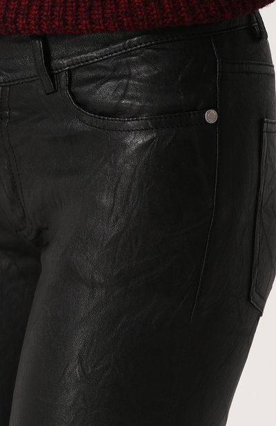 Однотонные кожаные брюки-скинни ZADIG AND VOLTAIRE, арт. WFCU1408F, фото 5